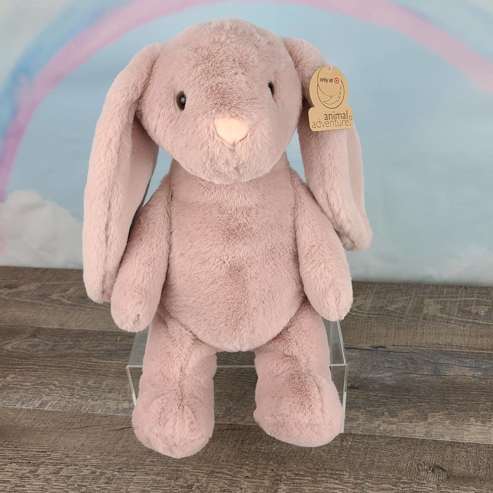 Animal adventure blush pink bunny rabbit